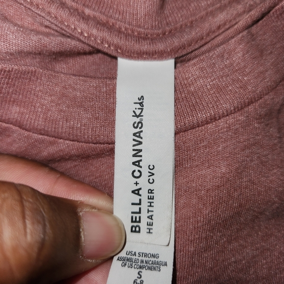 Bella-canvas kids Heather cvc short sleeve graphic tshirt - Picture 3 of 4